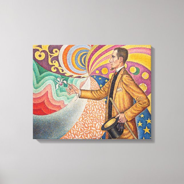 Toile Paul Signac - Portrait de M Felix Feneon, Opus 217 (Recto)