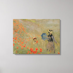 Toile Pavots sauvages de Claude Monet  , près