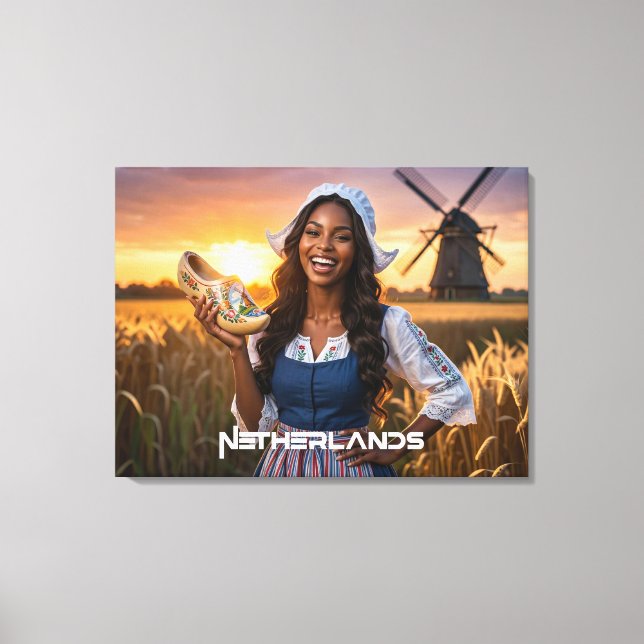 TOILE PAYS-BAS - NÉERLANDAIS (Recto)