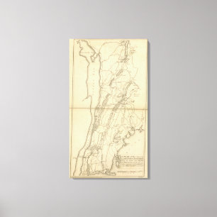 Toile Pays du point de la grenouille vers la rivière de