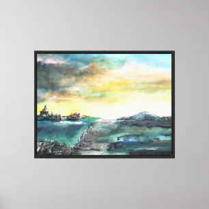 Toile Paysage Abstrait