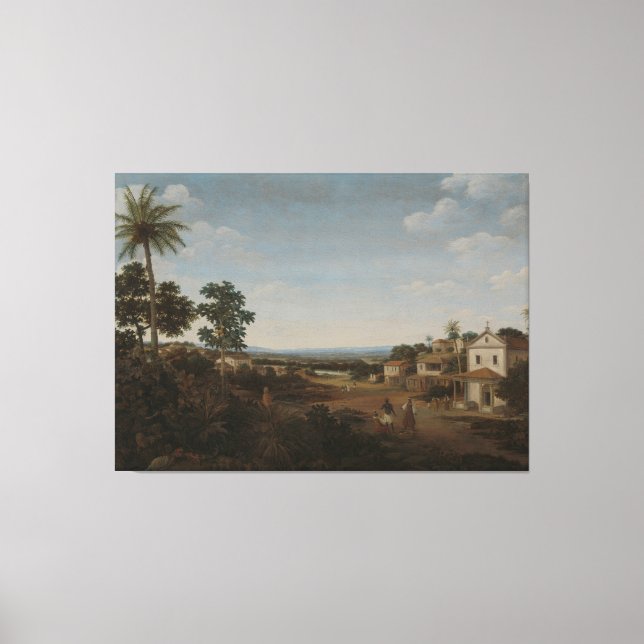 Toile Paysage au Brésil, Frans Jansz Post, c. 1665 - c (Recto)