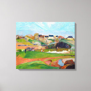 Toile Paysage au Pouldu peinture de Paul Gauguin