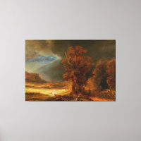 Paysage avec le Bon Samaritain par Rembrandt