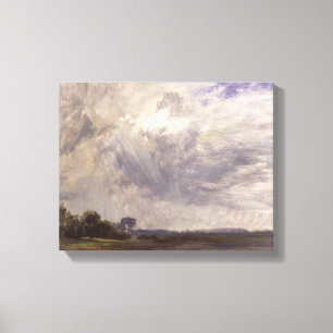 Toile Paysage avec le ciel de Grey Windy, c.1821-30 (hui