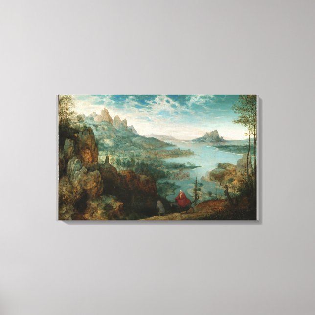 Toile Paysage avec le vol vers l'Egypte (Recto)