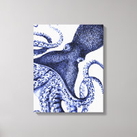Paysage Bleu Octopus
