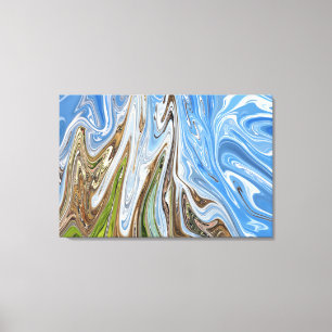 Toile Paysage coloré Art Abstrait   Meilleur art