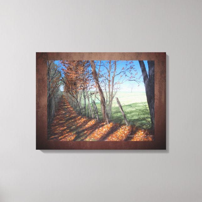 Toile Paysage "Country Road" (Recto)