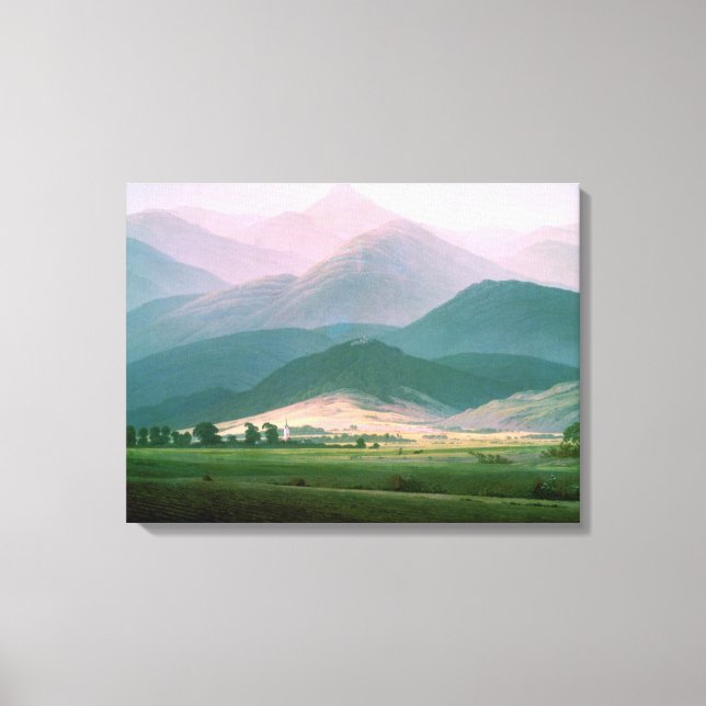 Toile Paysage dans le Riesengebirge, 1810-11 (Recto)