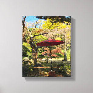 Toile Paysage d'automne au Jardin Japonais