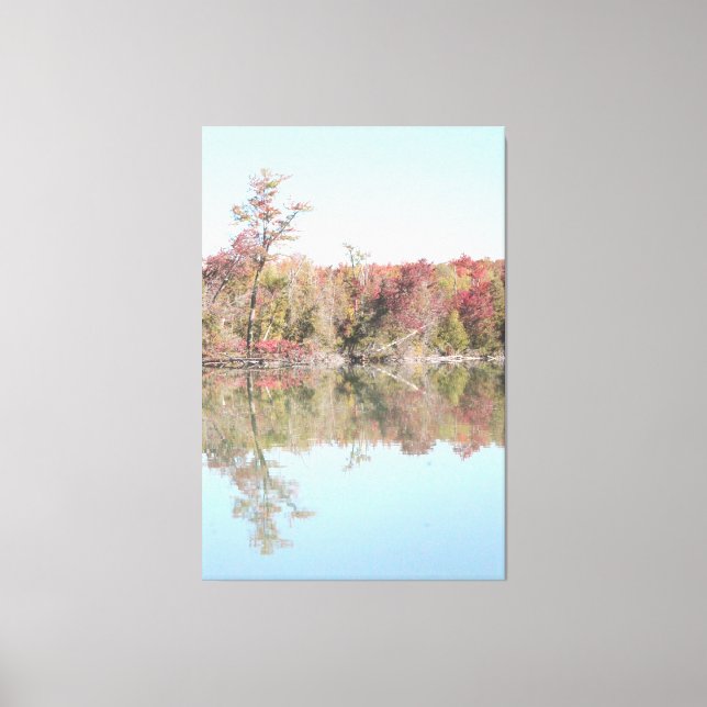 Toile Paysage d'automne coloré (Recto)