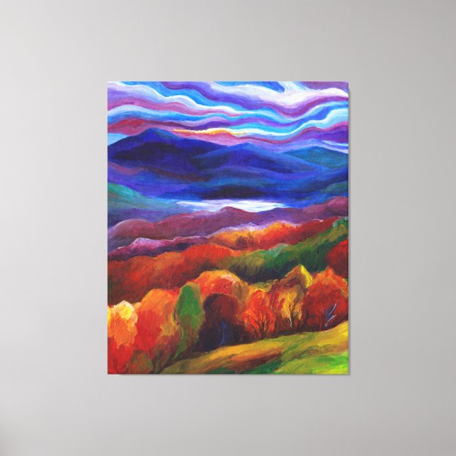 Toile Paysage d'automne Imaginaire Wall Art (Recto)