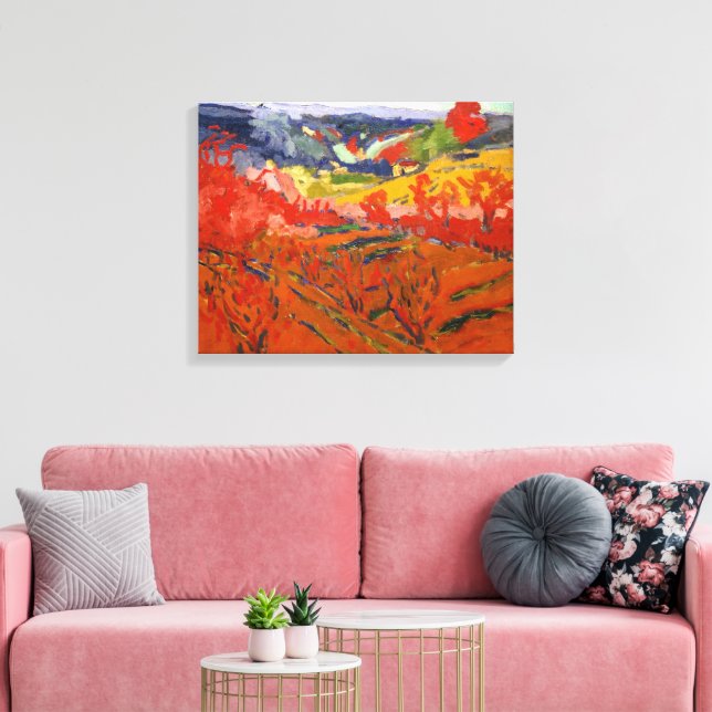 Toile Paysage d'automne | Maurice de Vlaminck | (Insitu(Salon))
