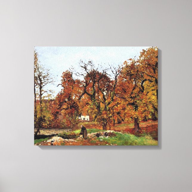Toile Paysage D'Automne, Près De Pontoise, (Recto)