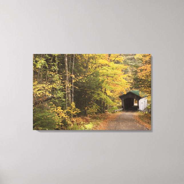 Toile paysage d'automne, Vermont, États-Unis (Recto)