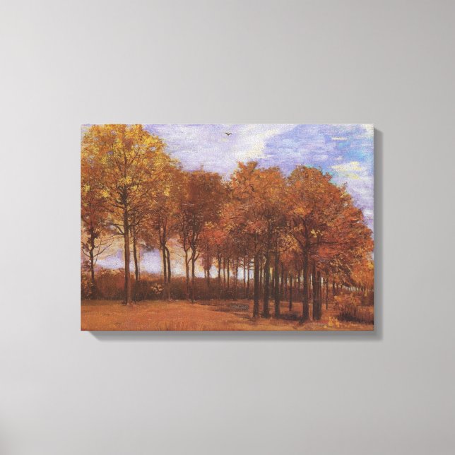 Toile Paysage d'automne - Vincent Van Gogh (Recto)