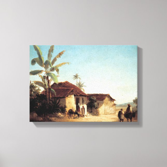 Toile Paysage de Camille Pissarro avec Agritourismes et  (Recto)