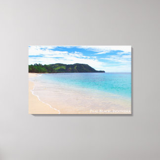 Toile Paysage de colline de sable blanc de plage de mer