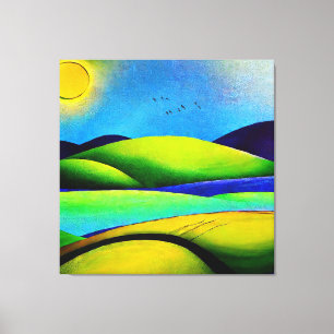 Toile Paysage de Green Hills