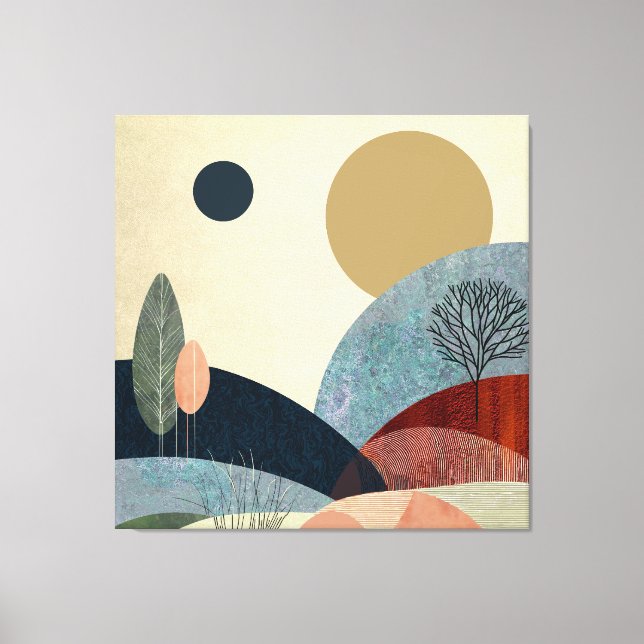 Toile Paysage de Imaginaire Hills (Recto)