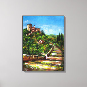 TOILE PAYSAGE DE LA TOSCANE