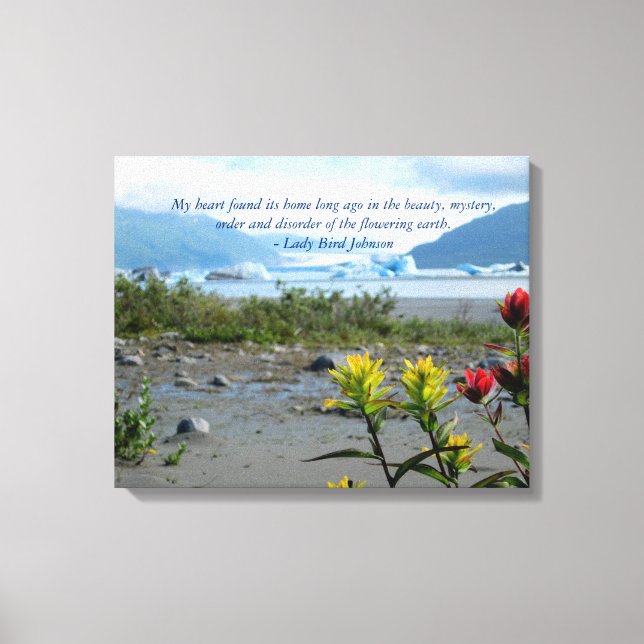 Toile Paysage de l'Alaska (Recto)