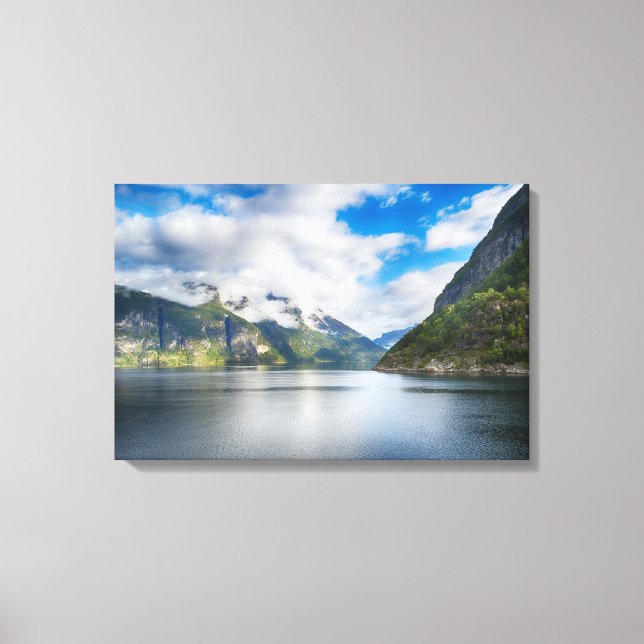 Toile Paysage de Norvège (Recto)