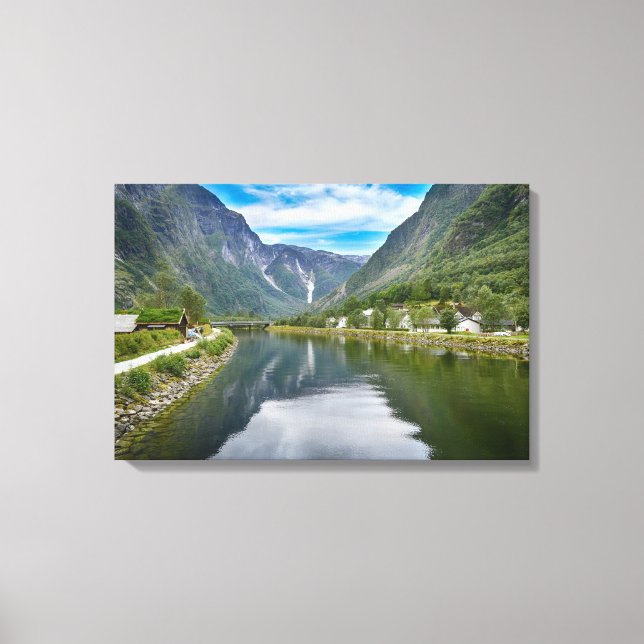 Toile Paysage de Norvège (Recto)