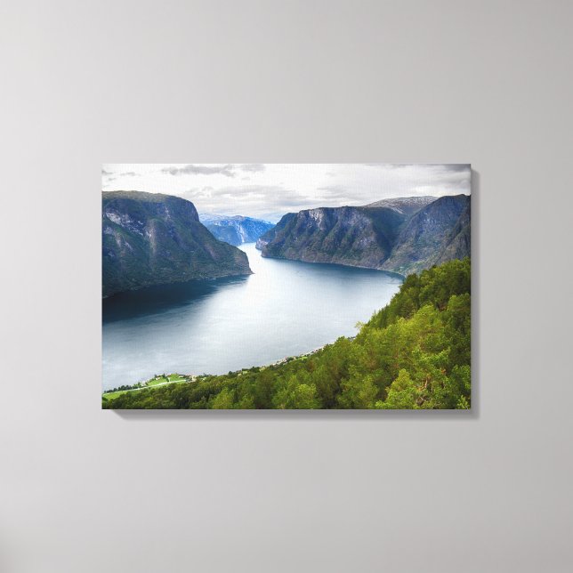 Toile Paysage de Norvège (Recto)