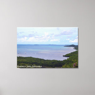 Toile Paysage de plage de côte maritime Photographie de
