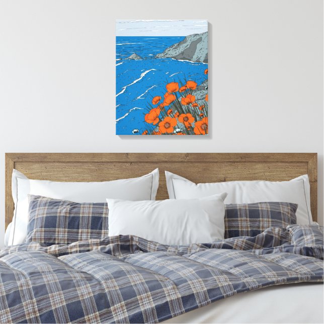 Toile Paysage de prairie de fleurs sauvages  (Insitu(Chambre))