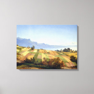 Toile Paysage de Suisse d'Alexandre Calame