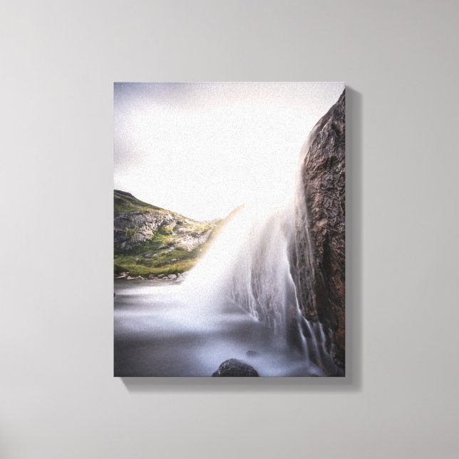 Toile Paysage des chutes d'eau (Recto)