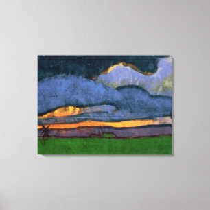 Toile Paysage des marais avec moulin Emil Nolde