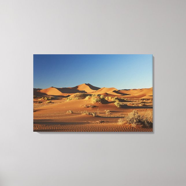 Toile paysage désertique du Namib à Sossusvlei, (Recto)