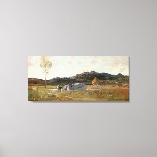 Toile Paysage d'été (Recto)