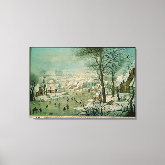 Toile Paysage d'hiver (Recto)