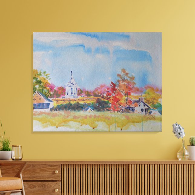 Toile Paysage du champ de bataille de Gettysburg / Larry (Insitu(Salon))