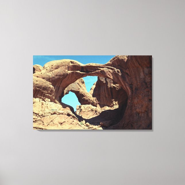 Toile Paysage du désert de Double Arch (Recto)
