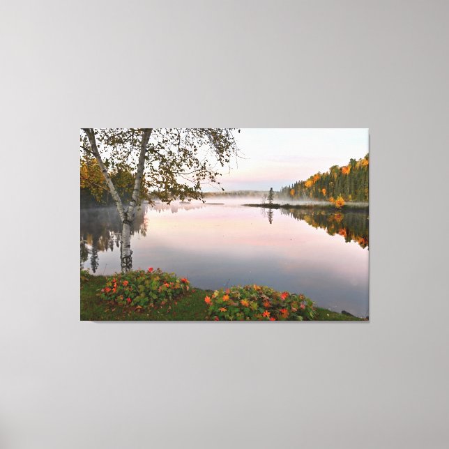 Toile Paysage du lac (Recto)