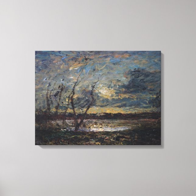 Toile Paysage en périphérie de Cremieu (Recto)