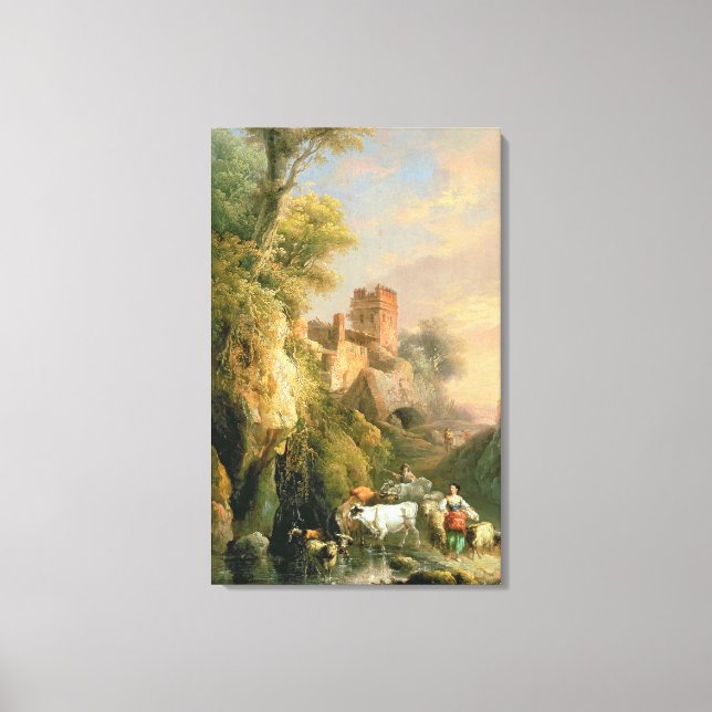 Toile Paysage espagnol (Recto)