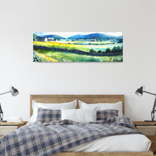 Toile Paysage étendu "Dalehaven" Yorkshire Dales Scène