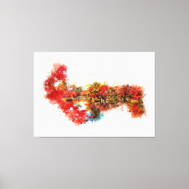 Toile Paysage Japonais (Recto)