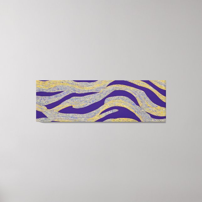 Toile Paysage marin abstrait Vagues fracturées 13 (Recto)
