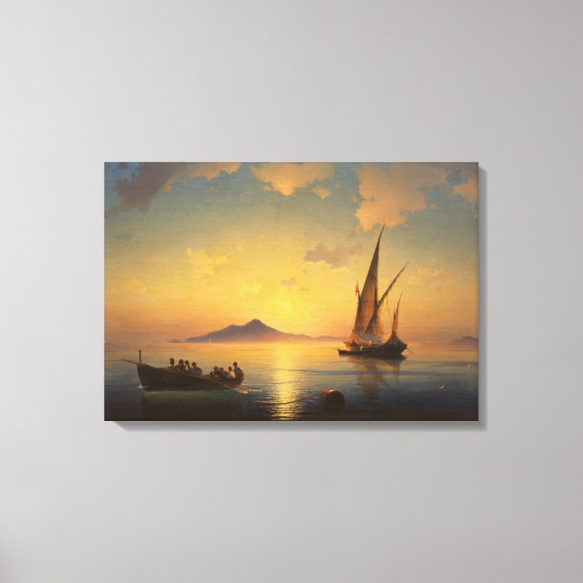 Toile Paysage marin de la baie de Naples Ivan Aivazovsky (Recto)
