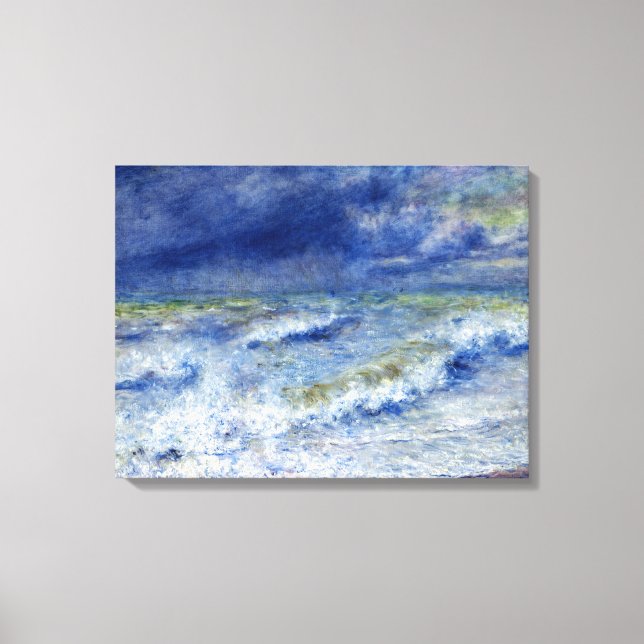 Toile Paysage marin - Pierre-Auguste Renoir (Recto)