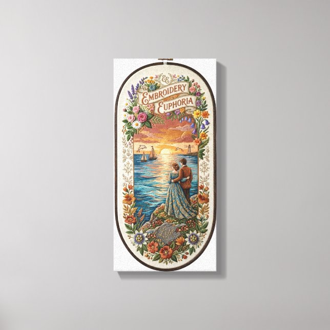 Toile Paysage marin romantique (Recto)