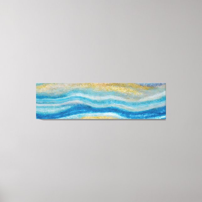 Toile Paysage maritime Abstrait Vagues fracturées 22 San (Recto)